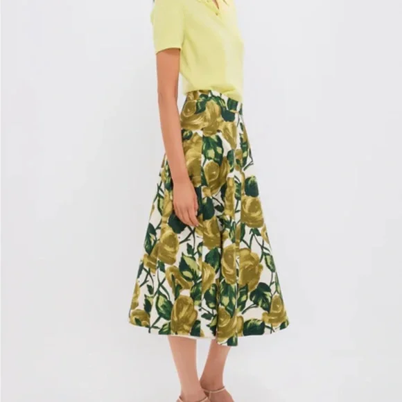 NWT Tuckernuck Giverny Gardens Andrea Circle Skirt SZ S - Picture 5 of 5